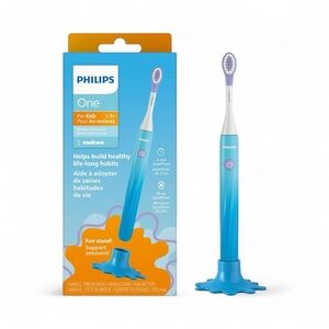 Philips One for Kids by Sonicare Battery Toothbrush, Blue